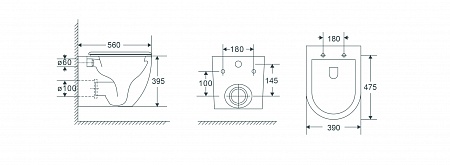 Подвесной унитаз безободковый Terminus Енисей Monolit 560х390 белый Брянск - фото 8 Подвесной унитаз безободковый Terminus Енисей Monolit 560х390 белый Брянск - фото 8